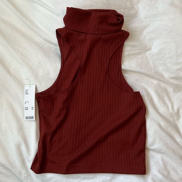 Urban Outfitters Finley Ribbed Turtleneck Tank Top medium - Picture 7 of 11